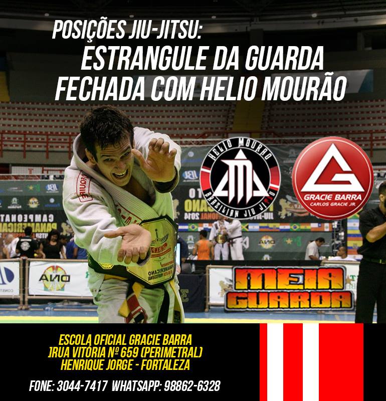 Posições Jiu-Jitsu – Use a lapela e estrangule da guarda fechada com o faixa-preta Helio Mourão