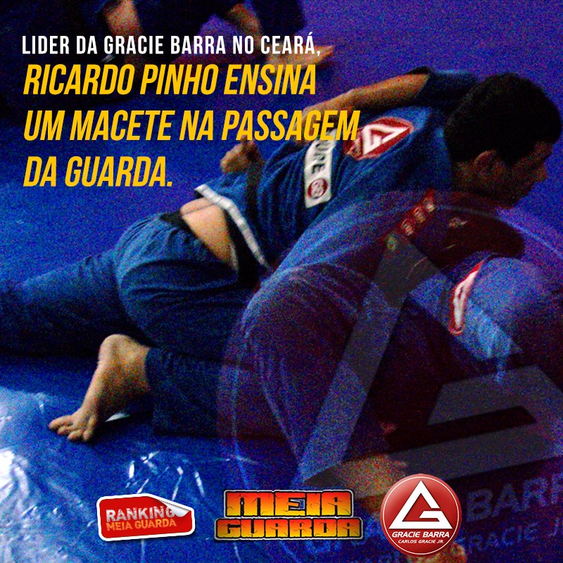 Posições Jiu-Jitsu – Líder da GB Ceará Ricardo Pinho ensina um macete na passagem de guarda