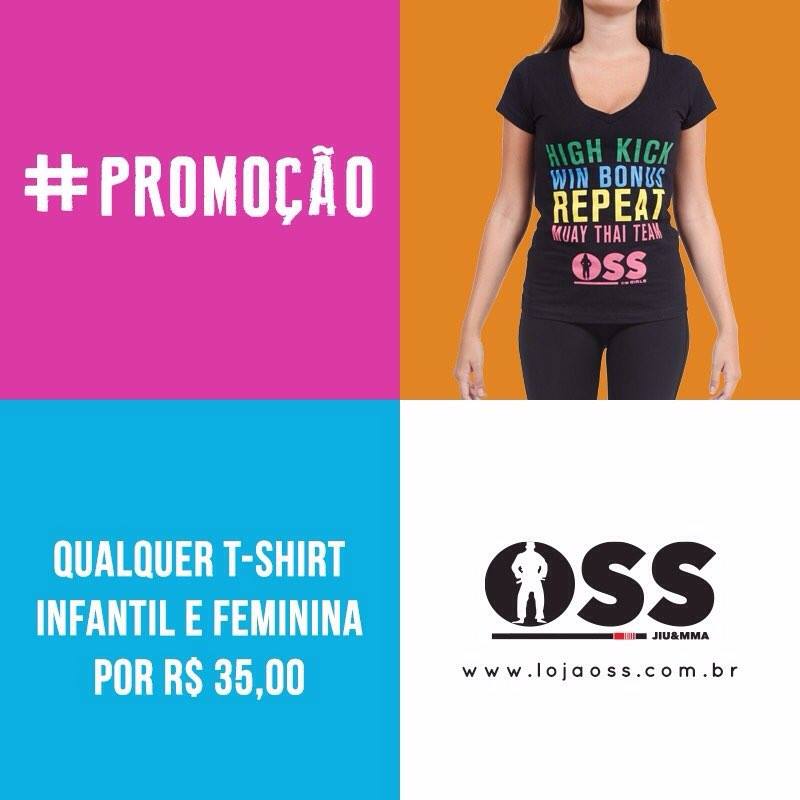 OSS Jiu&MMA faz “liquidação” de camisetas, rash guard e muito mais