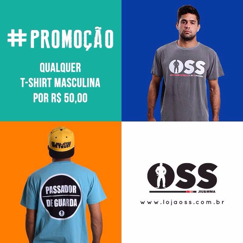 OSS Jiu&MMA faz “liquidação” de camisetas, rash guard e muito mais