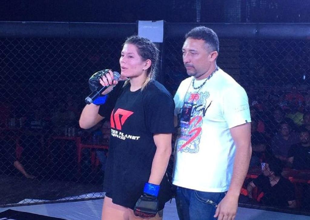 TV Meiaguarda – Liziane Silveira explica o ocorrido em sua vitória no Action Fight 3