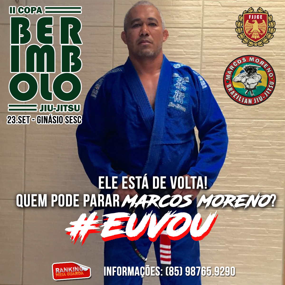 Copa Berimbolo: Ele está de volta! Quem pode parar Marcos Moreno?