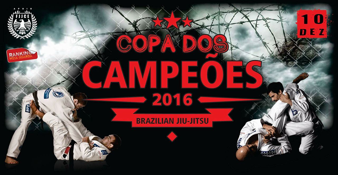 Copa dos Campeões encerra a tempora 2016 do Ranking MEIAGUARDA e do Jiu-Jitsu cearense em dezembro