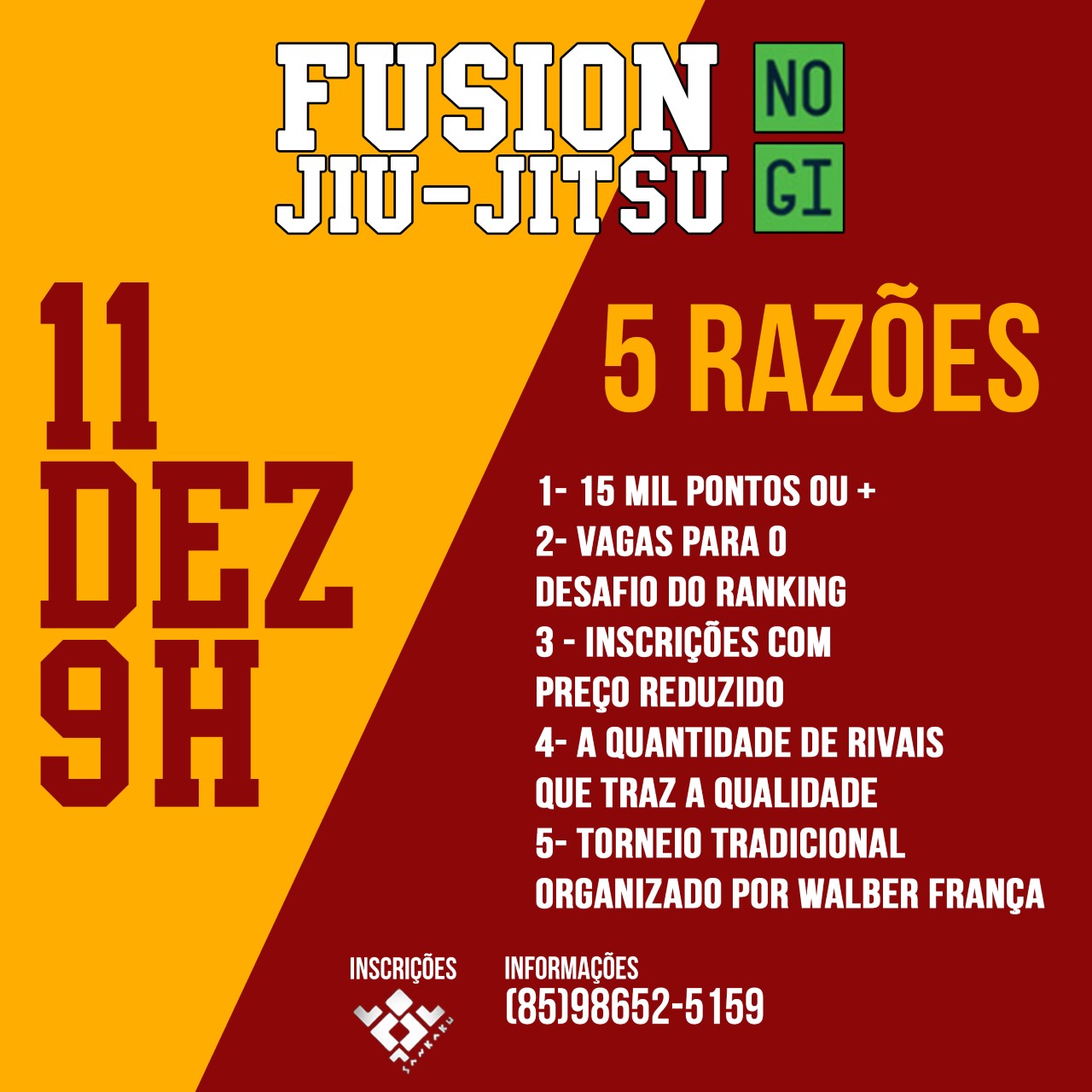 Porque devo lutar o Fusion BJJ Pro GI e No GI? Listamos 5 razões para você se inscrever no último torneio da temporada