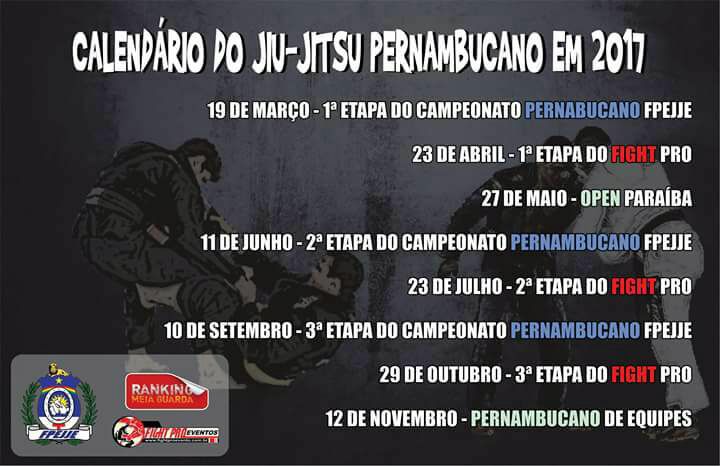 Prepare o kimono! Já vai começar o Ranking MEIAGUARDA PE 2017