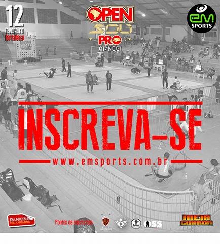 Em fevereiro, seu campeonato é o Open SOU Pro GI e No GI; Inscreva-se já!