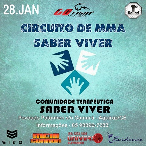 Dinamite, Bombado e Cabra Macho prometem ferver o Circuito Saber Viver de MMA