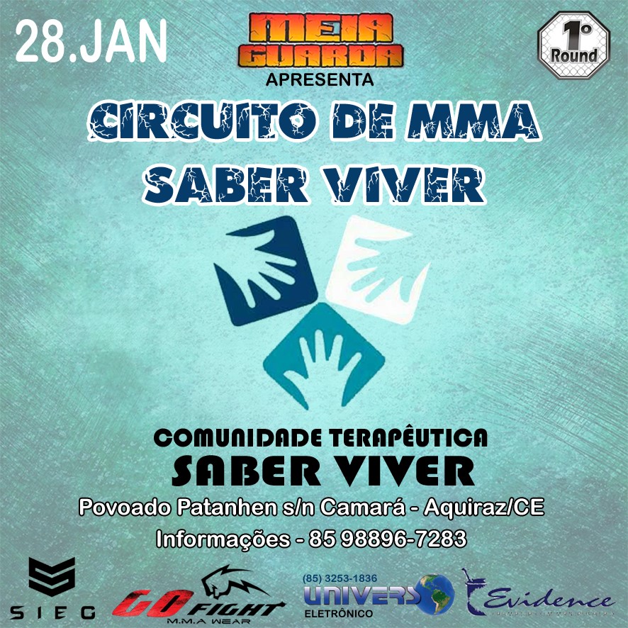 Dinamite, Bombado e Cabra Macho prometem ferver o Circuito Saber Viver de MMA