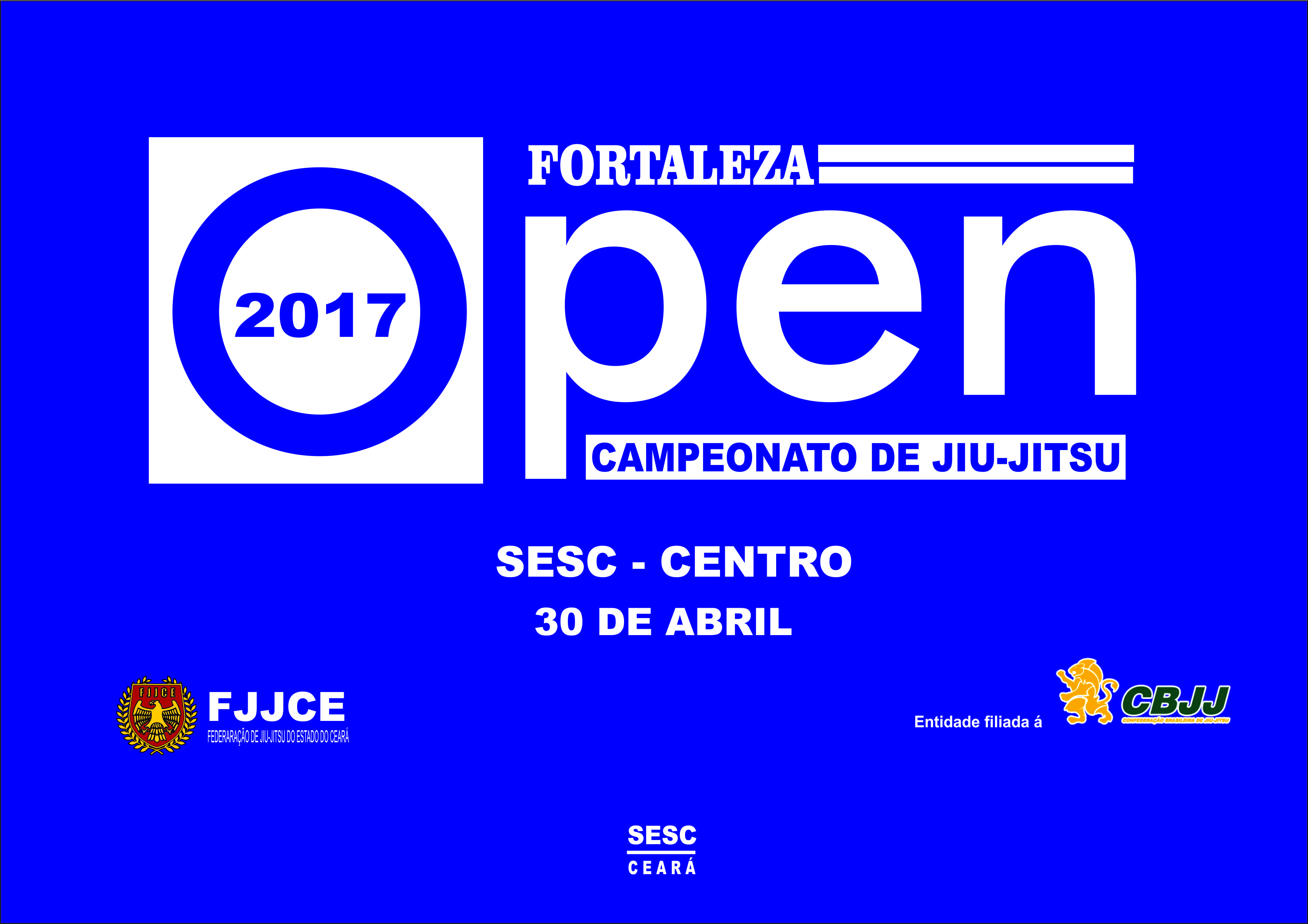 Aberta as inscrições para o Fortaleza Open de Jiu-Jitsu