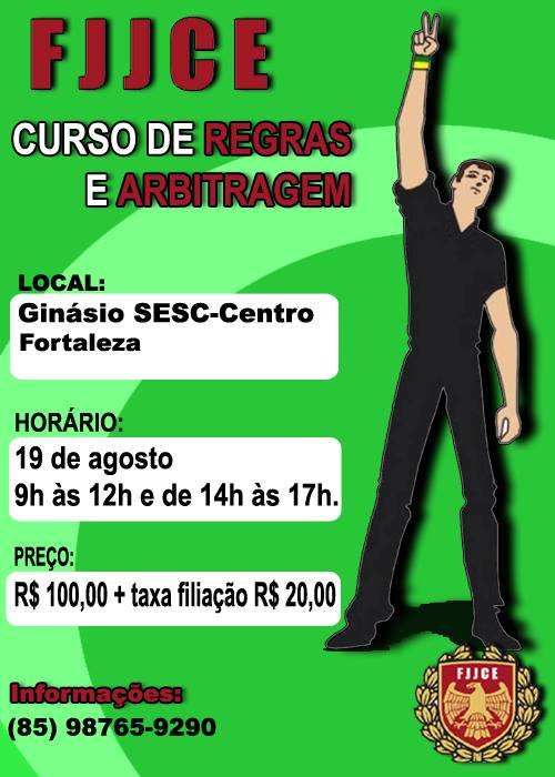 FJJCE realiza curso de arbitragem para formação de novos árbitros e staffs