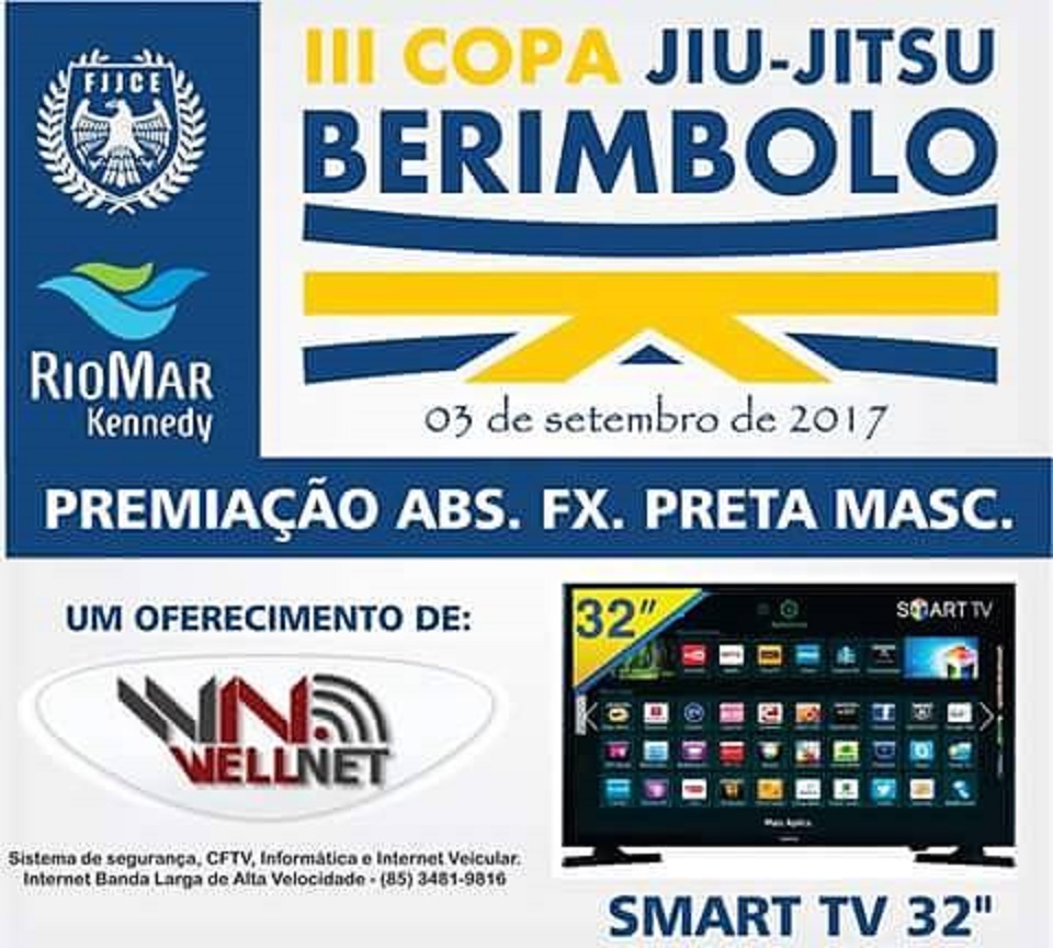 Melhor faixa-preta da III Copa Berimbolo vai levar uma Smart TV 32 para casa