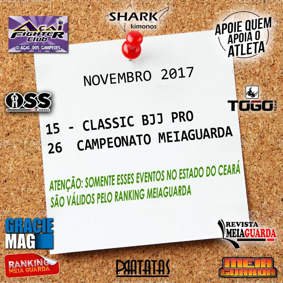 Classic BJJ Pro: Carlson Gracie-Mossoró pronta para abocanhar muitos ouros em Fortaleza #VEMPROCLASSIC