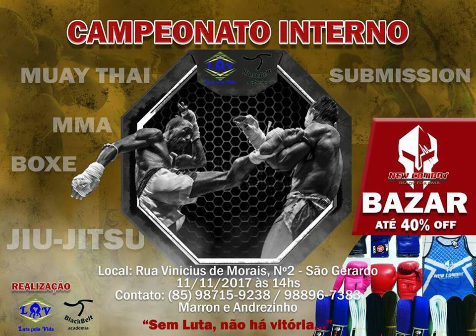 Inscrições para o Campeonato Interno Luta pela Vida terminam nesta sexta-feira