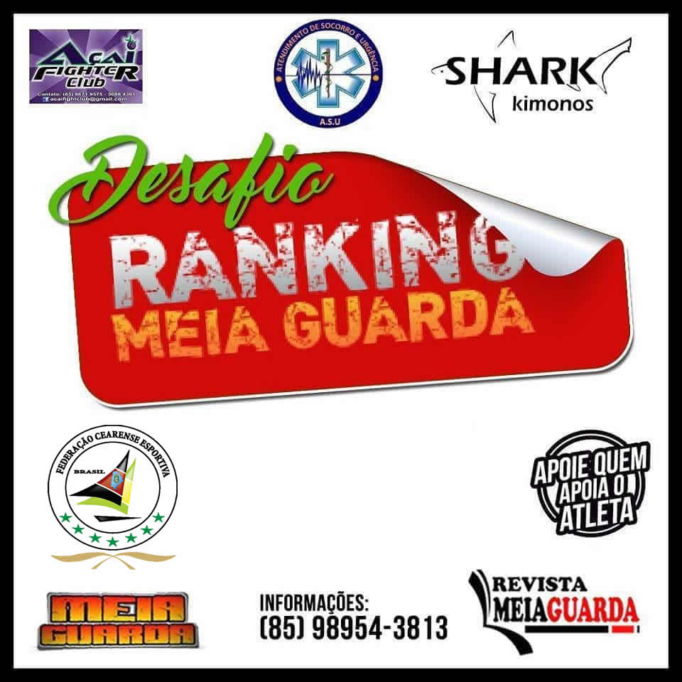 Veja alguns nomes já confirmados no Desafio do Ranking MEIAGUARDA 2018