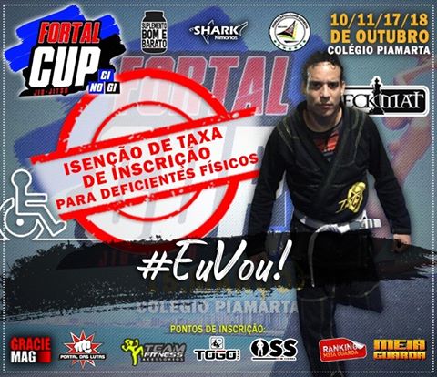 Fortal Cup isenta e divulga os guerreiros especiais do Jiu-Jitsu cearense