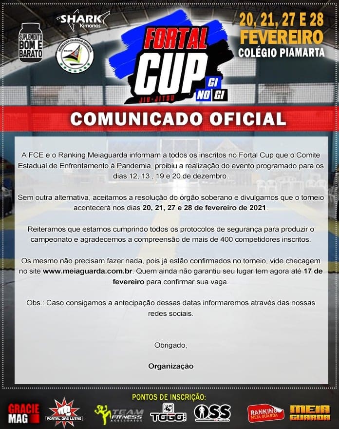 1º Open Ceará de Luta Livre Esportiva abre o calendário do Ranking  MEIAGUARDA de Submission - Meiaguarda