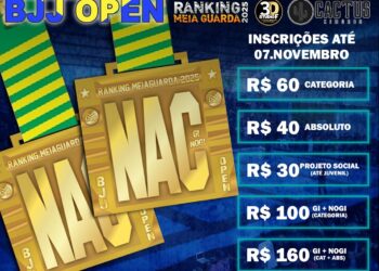 A hora de se inscrever no Nacional BJJ é agora