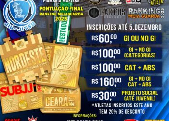 Agora é 2º lote para a Recopa Jiu-Jitsu que encerra a temporada 2025 do Ranking MEIAGUARDA
