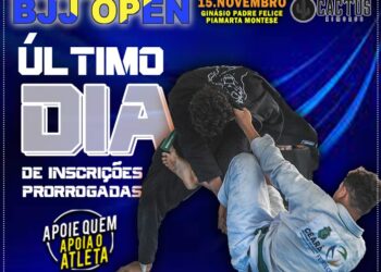 Hoje é o último dia de inscrições prorrogadas para o Nacional BJJ Open 2025