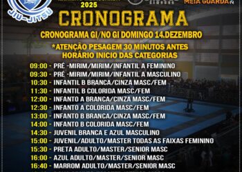 Confira o cronograma da Recopa Jiu-Jitsu