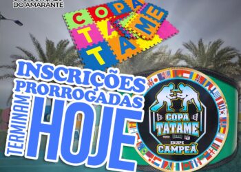 Hoje é o último dia de inscrições prorrogadas para a Copa Tatame; Veja a pré-checagem atualizada
