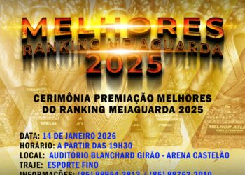A seleção dos melhores do ano no Ranking MEIAGUARDA 2025 será premiada no dia 14 de janeiro