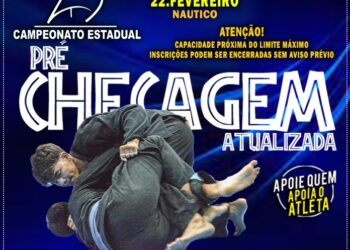 Veja a Pré-Checagem atualizada do Campeonato Estadual GI e No GI 2026