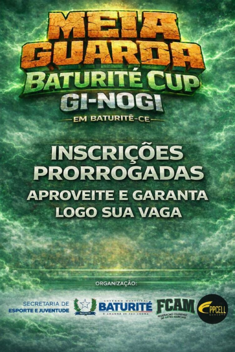 Inscrições prorrogadas para o Baturité Cup 2026; Veja a pré-checagem atualizada