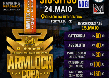 A hora de se inscrever é agora… no 2º lote da Copa Armlock GI e No GI 2026