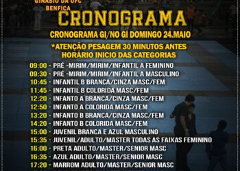 Confira o cronograma da Copa Armlock 2026