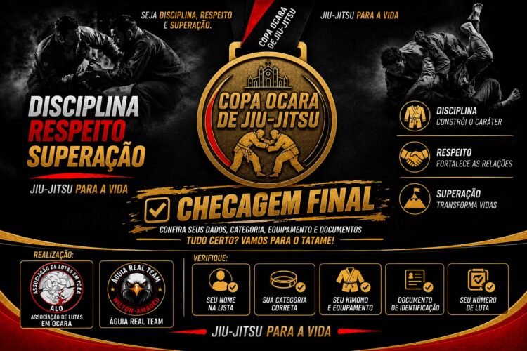 Veja a checagem final da 2ª Copa Ocara; Correções e mudanças até 19h