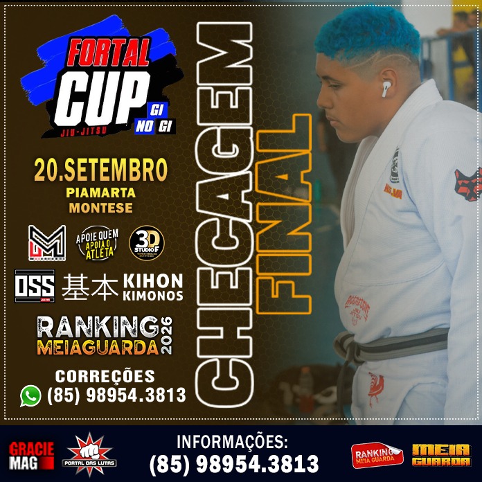 Veja a checagem final do Fortal Cup 2026