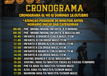 Confira o cronograma do Norte/Nordeste BJJ Open 2026